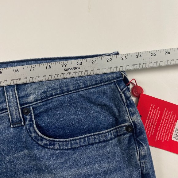 NWT True Religion Rocco Moto No Flap Relaxed Skinny Jeans Mens 44 Trophy Blue - Picture 11 of 15